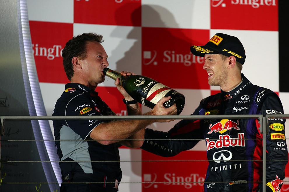 F1 | Red Bull, Newey e Horner esaltano Vettel