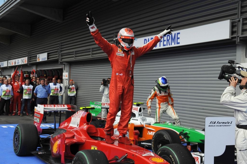 Raikkonen Ferrari F60 Spa 2009