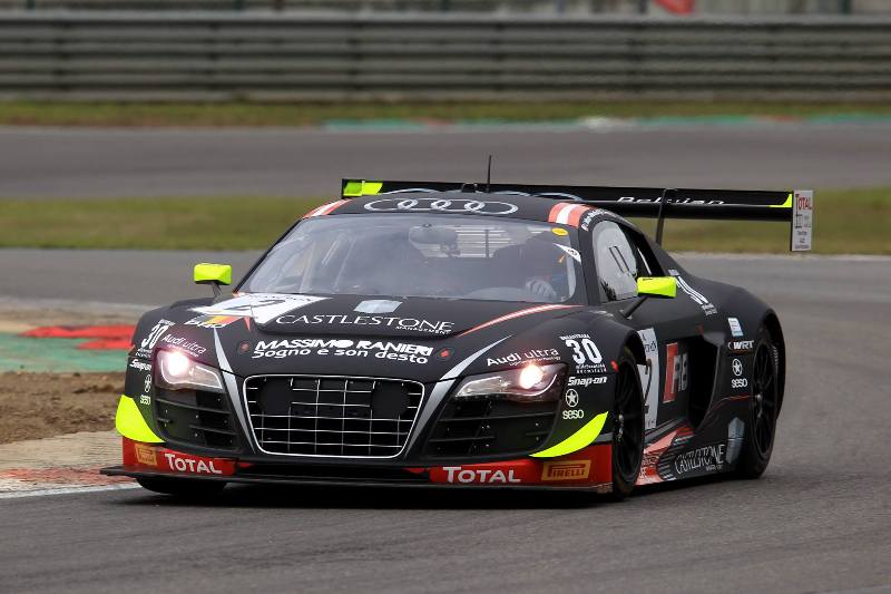 BES | Francesco Castellacci sull’Audi R8 GT3 ufficiale