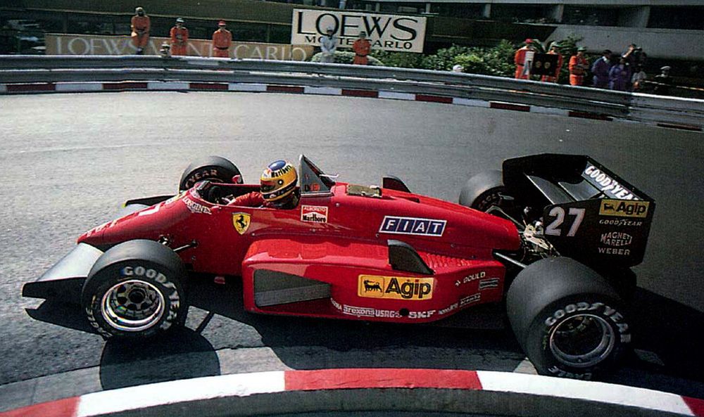 Alboreto Monaco 1986 Ferrari