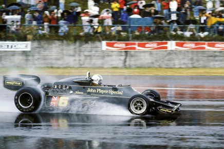 Gunnar Nilsson Lotus 77 Fuji 1976