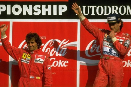 Prost e Senna podio Monza GP Italia 1990