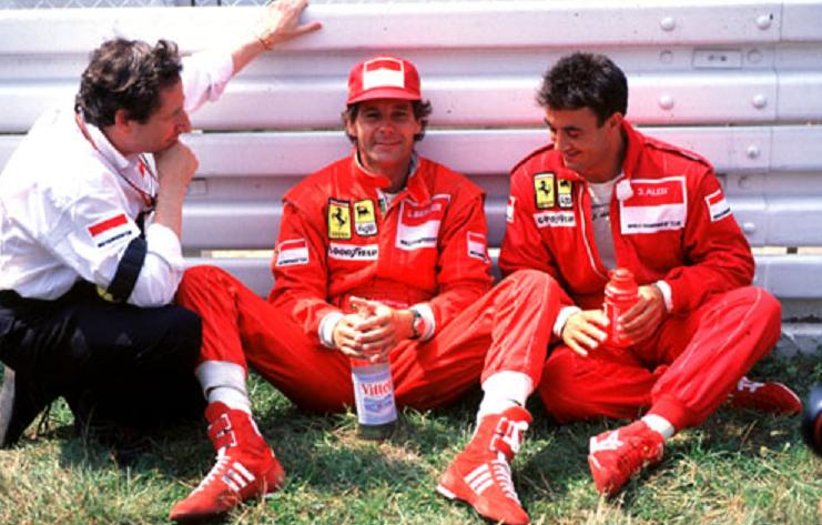 Alesi Berger Jean Todt Ferrari