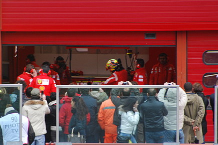 Rossi Ferrari Mugello 2008 box