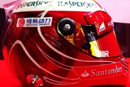 Massa casco GP Brasile 2013