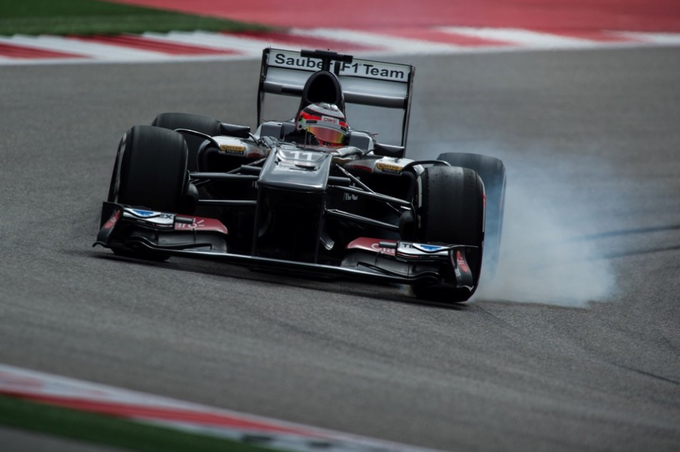 16.11.2013- Free Practice 3, Nico Hulkenberg (GER) Sauber F1 Team C32