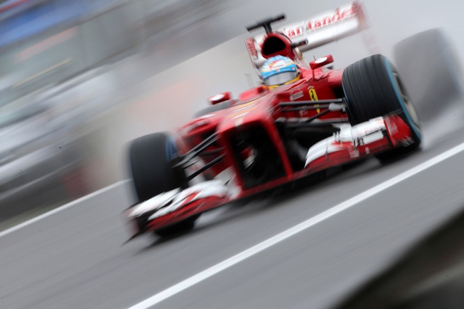 23.11.2013- Qualifying, Fernando Alonso (ESP) Scuderia Ferrari F138