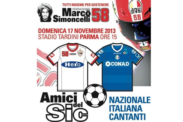 Parma 17 novembre Stadio Tardini: Tutti insieme per Simoncelli