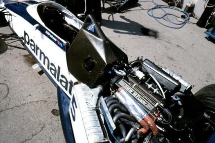 Brabham BT52 BMW senza carrozzeria GP Usa 1983