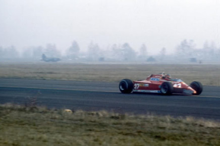 Villeneuve prova di accelerazione F104 contro Ferrari Istrana 21 novembre 1981