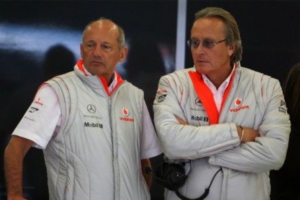 Mansour Ojjeh Ron Dennis McLaren