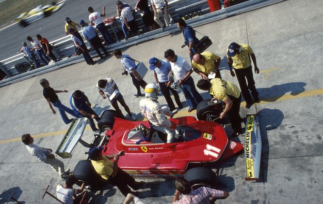 Scheckter Ferrari 312T4 GP Germania 1979 Hockenheim