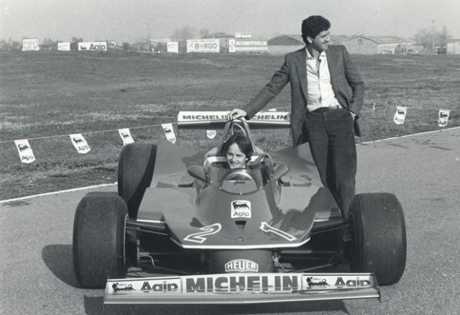 Scheckter Villeneuve Fiorano  Ferrari 1980