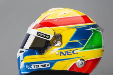 casco gutierrez sauber 2014