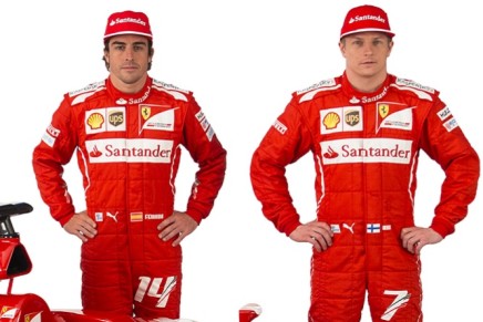 Alonso e Raikkonen presentazione Ferrari 2014