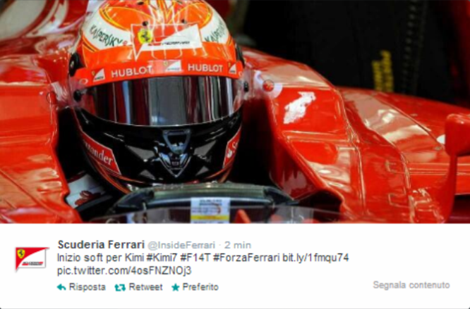 Tweet-Ferrari-Raikkonen_Test-Bahrain_2014