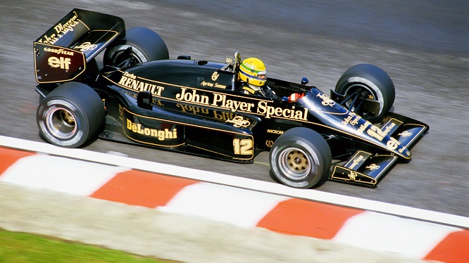 Ayrton Senna Lotus 97T Renault 1985