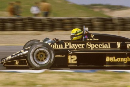 Ayrton Senna Lotus GP Spagna 1986