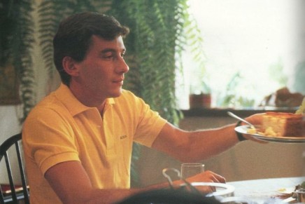 Ayrton Senna nella sua casa Quinta do Lago