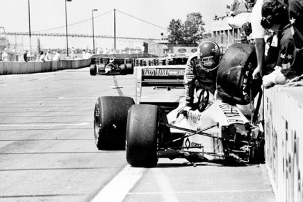 Ivan Capelli incidente GP Detroit 1988