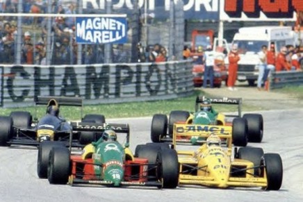 Nannini Piquet Imola 1988