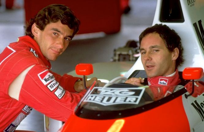 Senna Ayrton Berger Gerhard McLaren