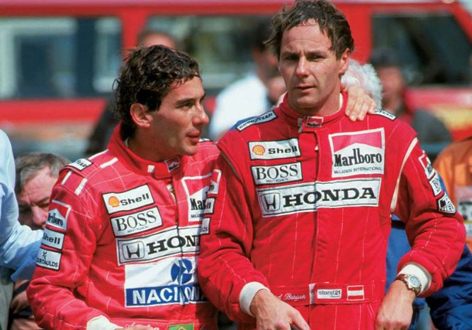 Senna Tribute | Berger a Imola per ricordare il grande amico