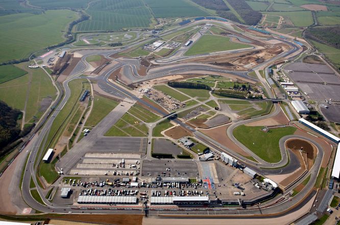 Silverstone Circuito veduta aerea