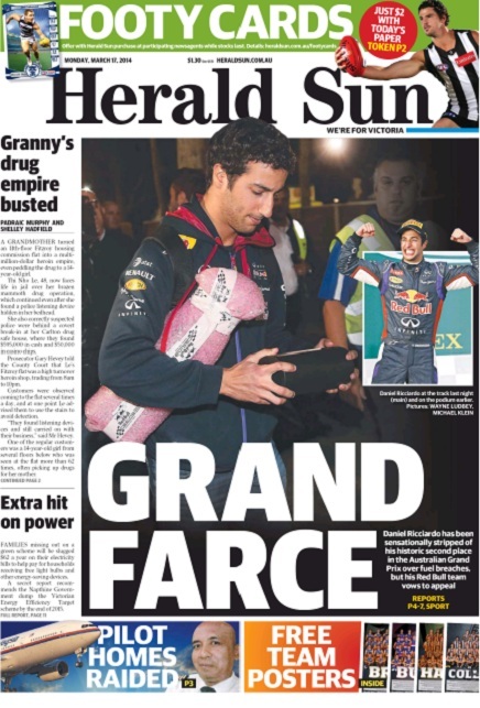 herald sun gp australia ricciardo