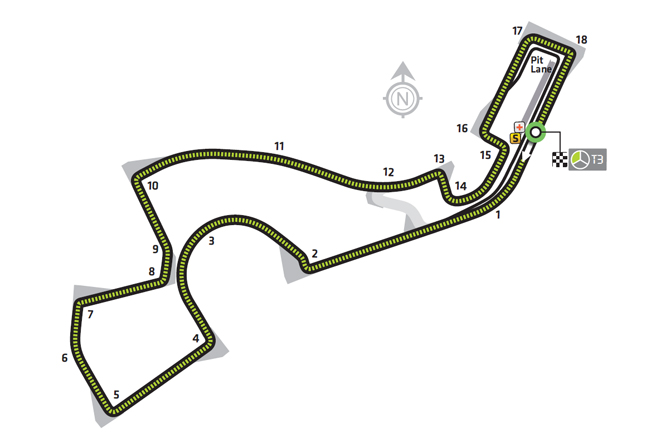 Sochi International Circuit Map