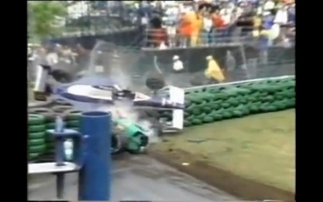 Alesi incidente GP Canada 1990