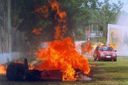 F1 incidente Gerhard Berger Imola 1989