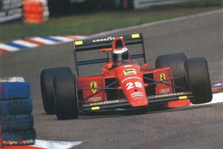 Gerhard Berger Ferrari 640 Germania 1989