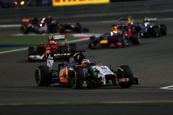 06.04.2014- Race, Nico Hulkenberg (GER) Sahara Force India VJM07