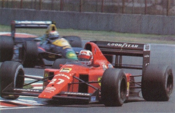 Nigel Mansell Ferrari F189 GP Messico 1989