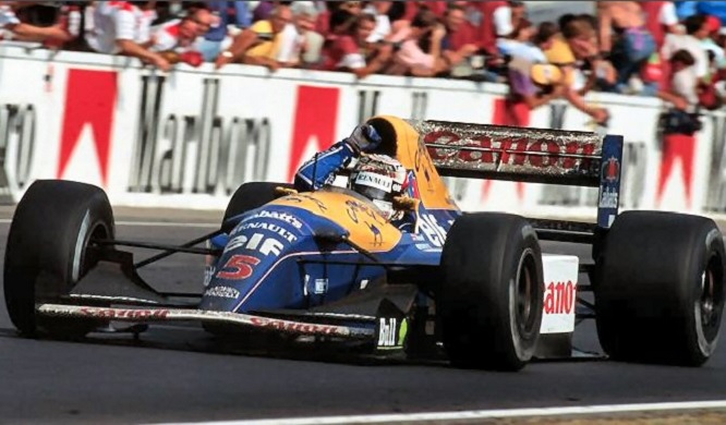 Nigel Mansell Williams GP Ungheria 1992