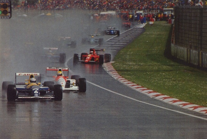Partenza GP San Marino 1991