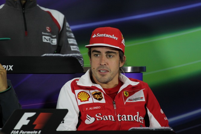 17.04.2014- Press Conference, Fernando Alonso (ESP) Scuderia Ferrari F14T