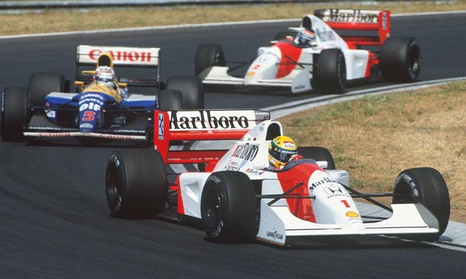 Senna Mansell Berger GP Ungheria 1992