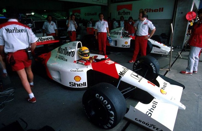 berger senna mclaren gp brasile 1991