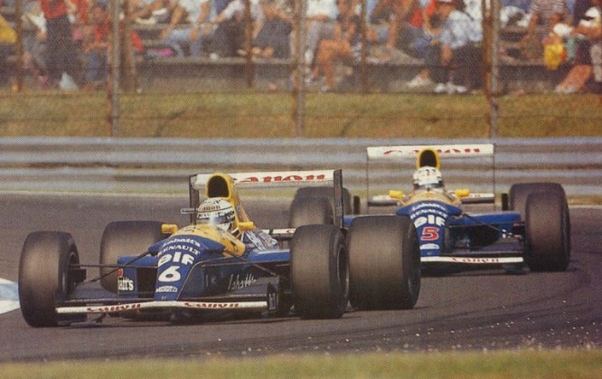 mansell patrese 1992 gp italia monza