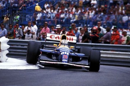 mansell williams monaco 1992