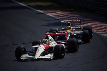 senna mansell 1991