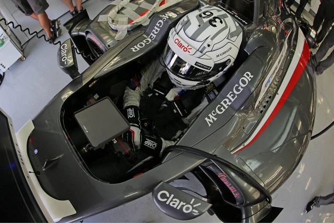 van der garde 2014 test bahrain sauber