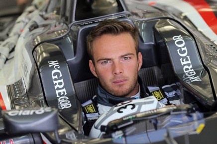 van der garde sauber test bahrain 2014