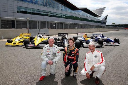 Grosjean Hill Warwick Renault Heritage Silverstone 2014