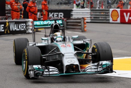 22.05.2014- Free Practice 1, Lewis Hamilton (GBR) Mercedes AMG F1 W05