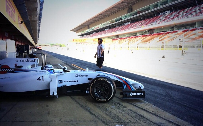 wolff barcellona test 2014 williams