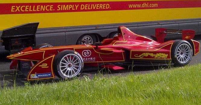 Formula E China racing