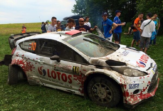 Kubica incidente Rally Polonia 2014